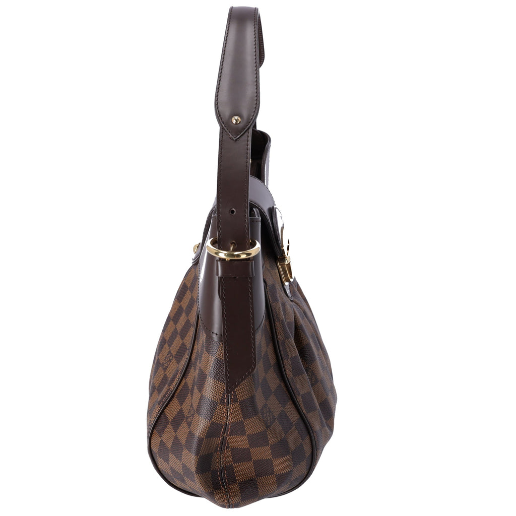 Louis Vuitton Sistina MM Shoulder Bag N41541 Ebene Damier Canvas