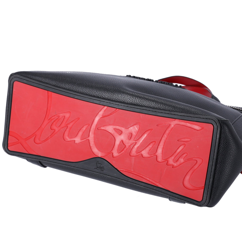 Christian Louboutin Cabado Backpack 3175114 CM53 Black Leather Rubber