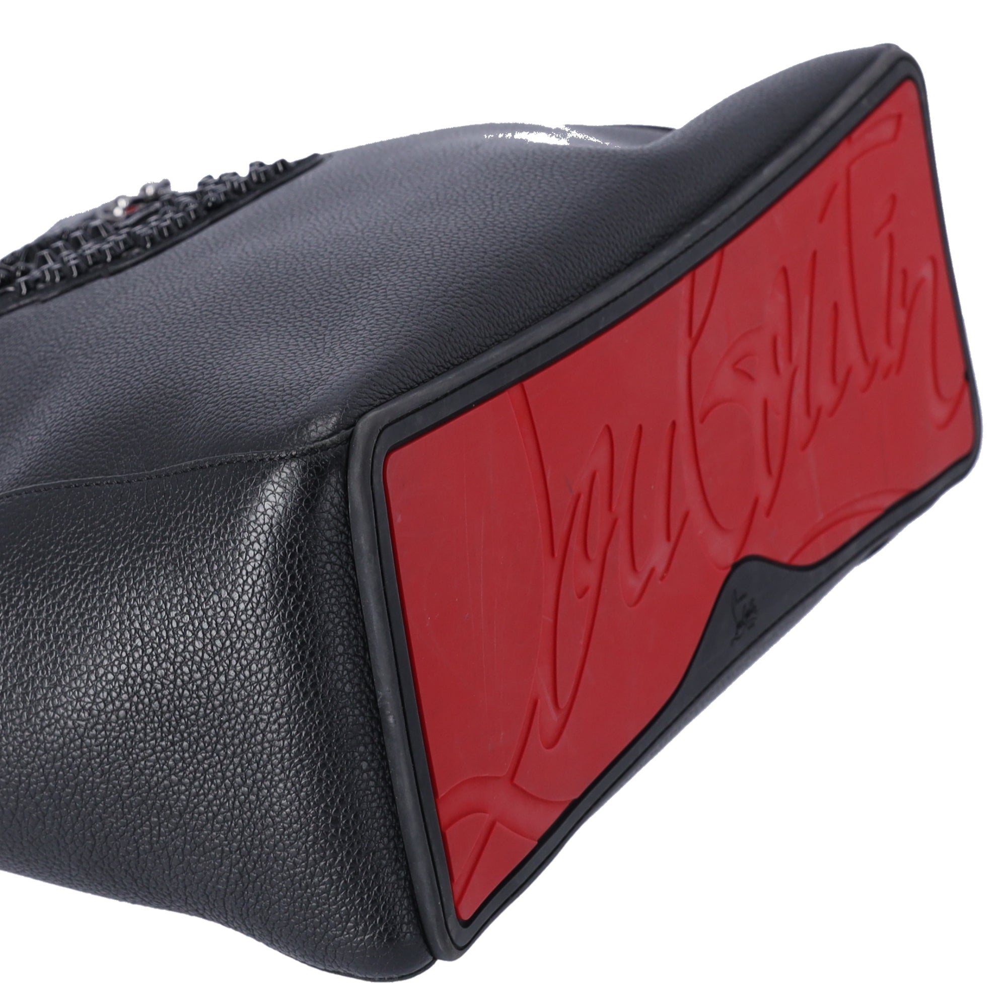 Christian Louboutin Cabado Backpack 3175114 CM53 Black Leather Rubber