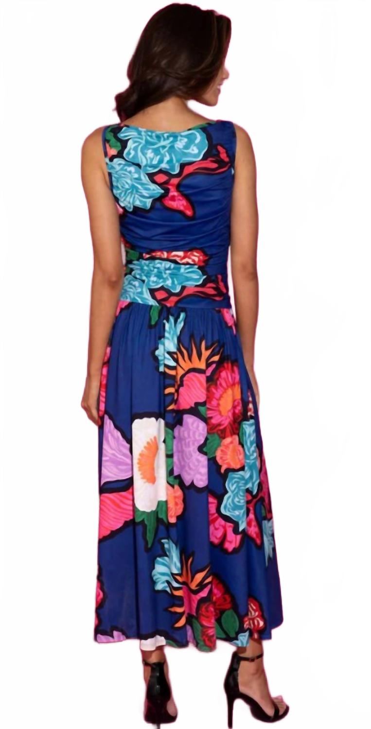 Quincy Dress In Navy Floral