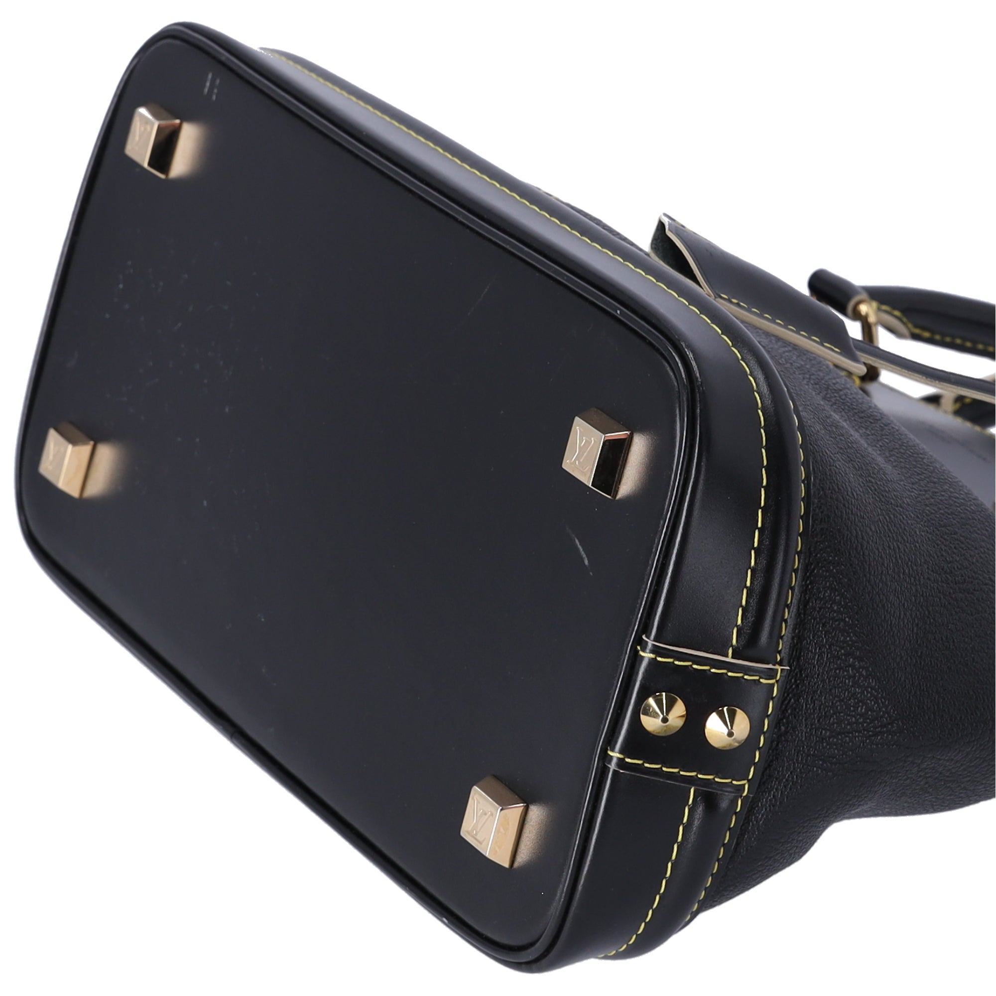 Louis Vuitton Lockit PM Handbag M91888 Black Lambskin Leather