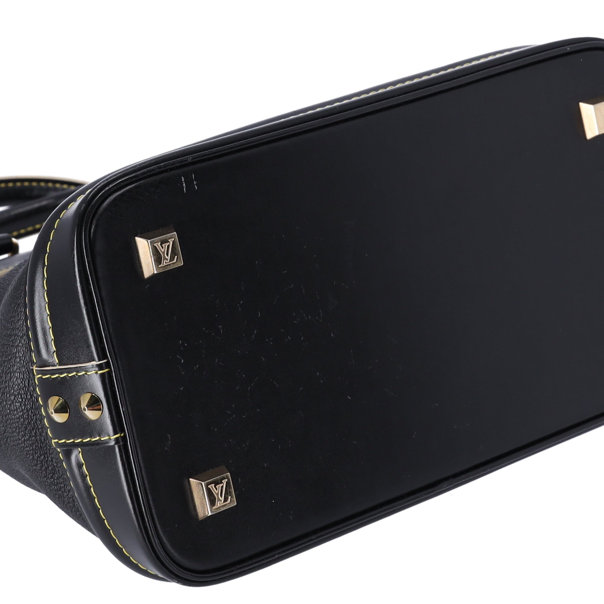 Louis Vuitton Lockit PM Handbag M91888 Black Lambskin Leather