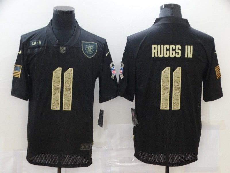 Men's Las Vegas Raiders Henry Ruggs III #11 Black Authentic Game Jersey1