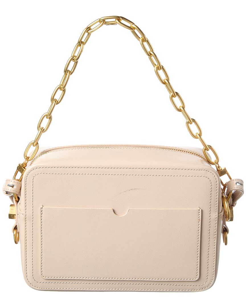 Off-White Medium Leather Camera Bag