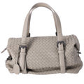 BOTTEGA VENETA Montaigne Slouchy Handbag Light Gray Leather