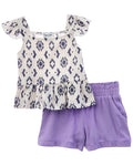 Splendid 2pc Linen-Blend Tank & Short Set