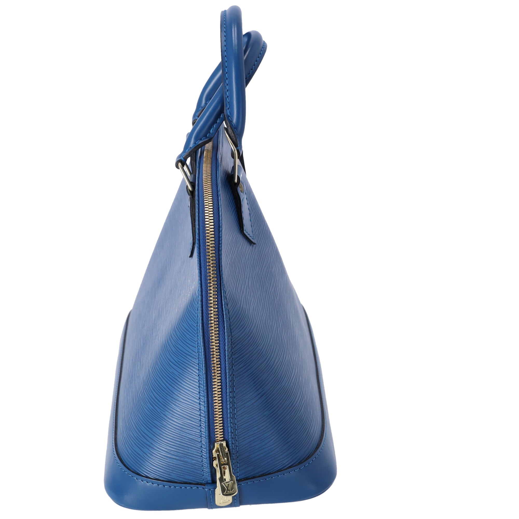 Louis Vuitton Alma Epi Handbag M52145 Toledo Blue Epi Leather