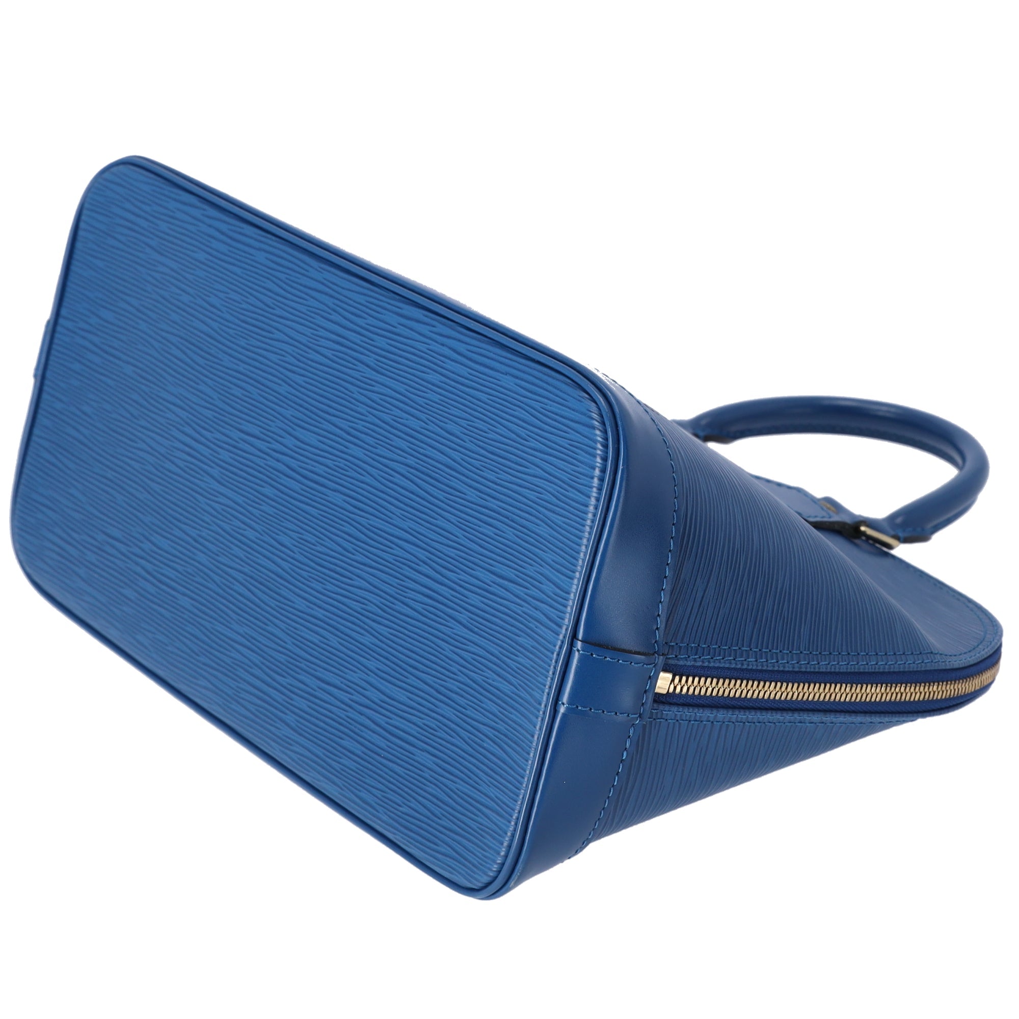 Louis Vuitton Alma Epi Handbag M52145 Toledo Blue Epi Leather