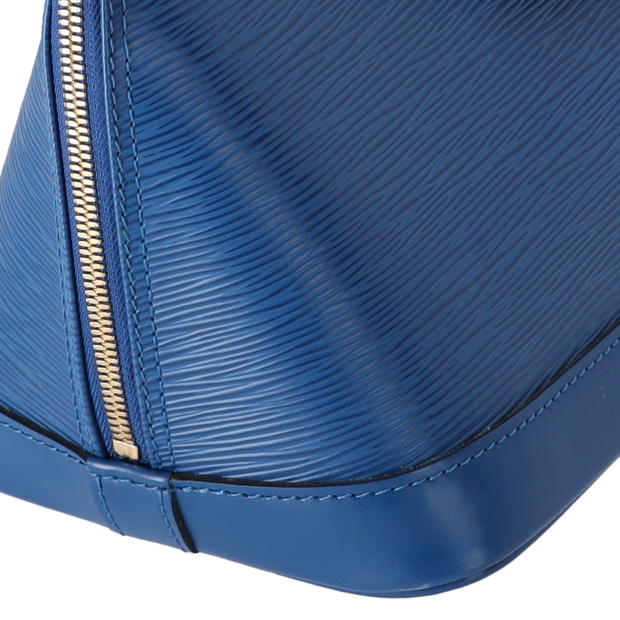 Louis Vuitton Alma Epi Handbag M52145 Toledo Blue Epi Leather