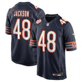 Chicago Bears D'Marco Jackson Navy Team Game Jersey
