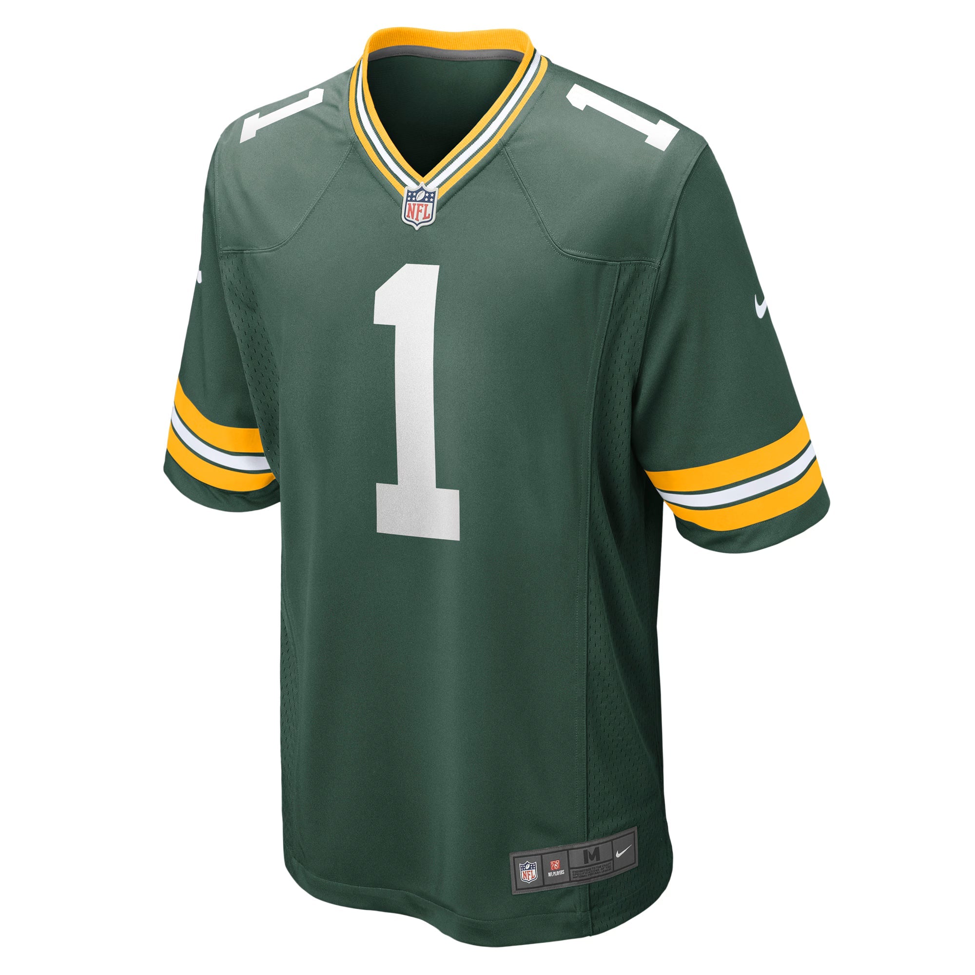 Green Bay Packers Number 1 Dad Green Game Jersey