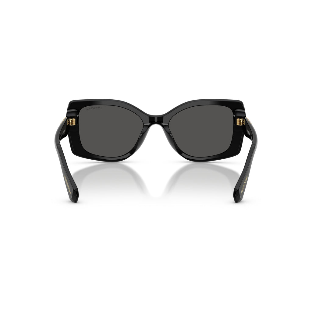 0Sk6058U Oversized Square Frame Sunglasses with Crystal Embellishments