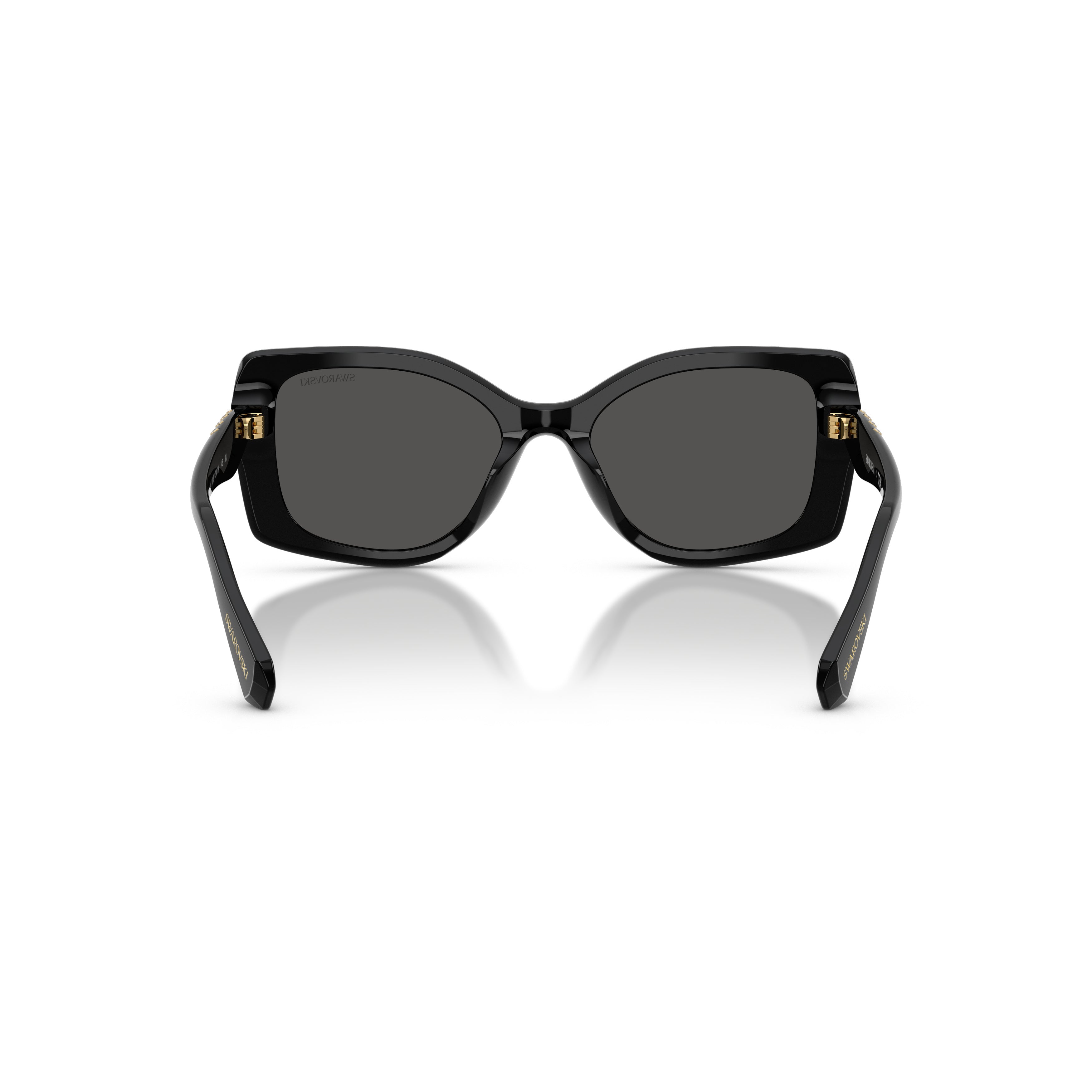 0Sk6058U Oversized Square Frame Sunglasses with Crystal Embellishments