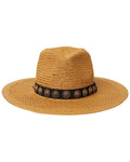 BTB Los Angeles Summer Studded Straw Hat