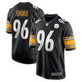 Pittsburgh Steelers Breiden Fehoko Black Game Jersey