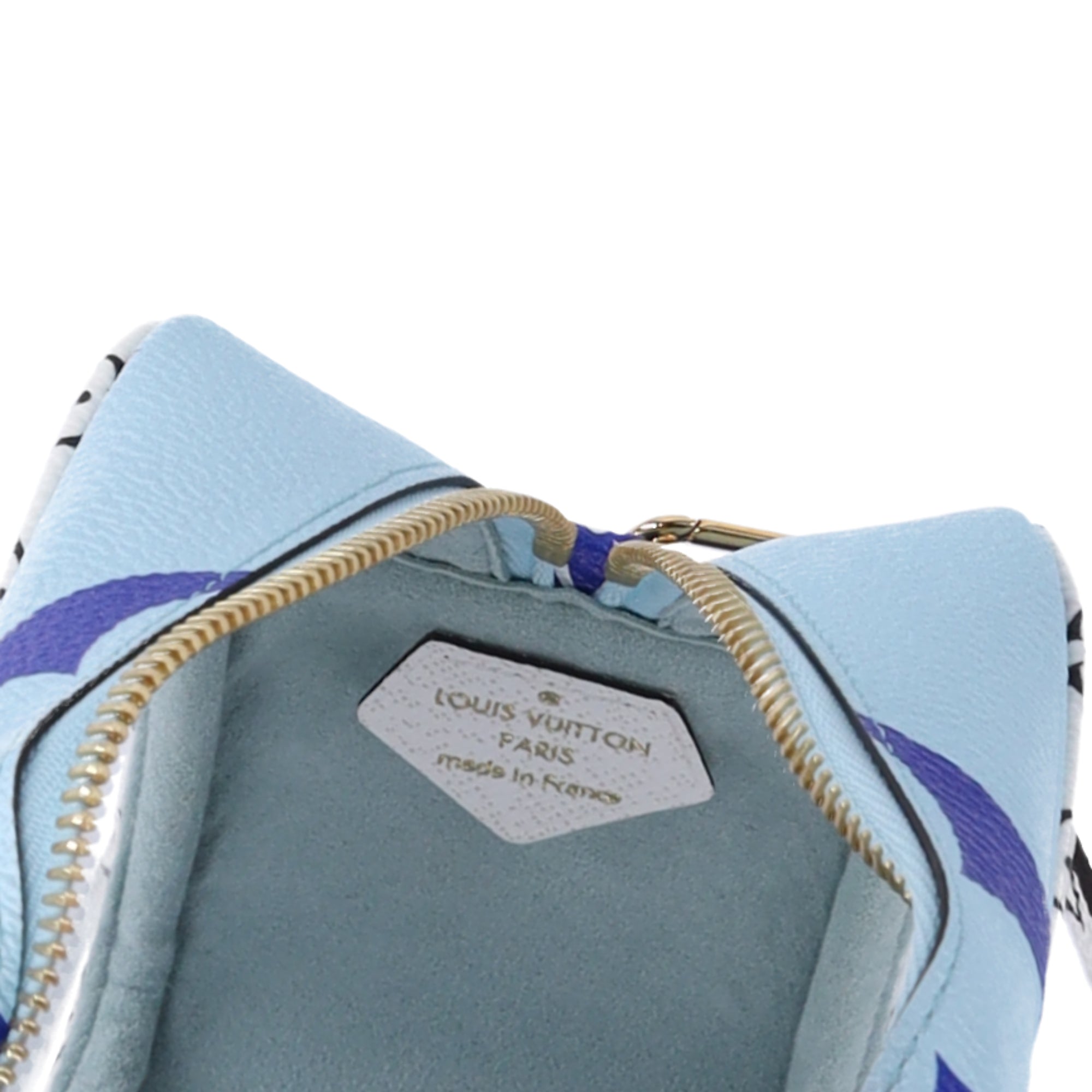 Louis Vuitton By the Pool Giant Monogram Beach Pouch Hawaii Blue