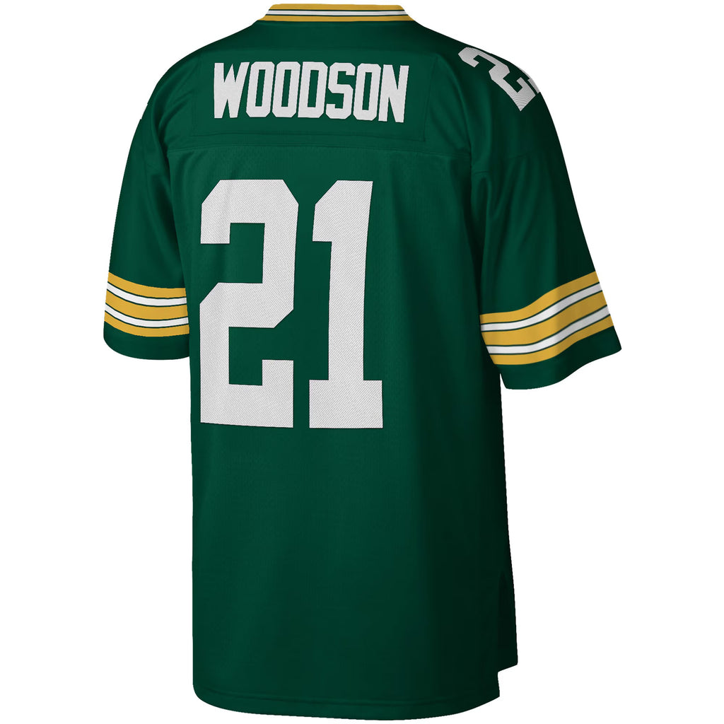 Green Bay Packers Charles Woodson Mitchell & Ness Green Legacy Replica Jersey