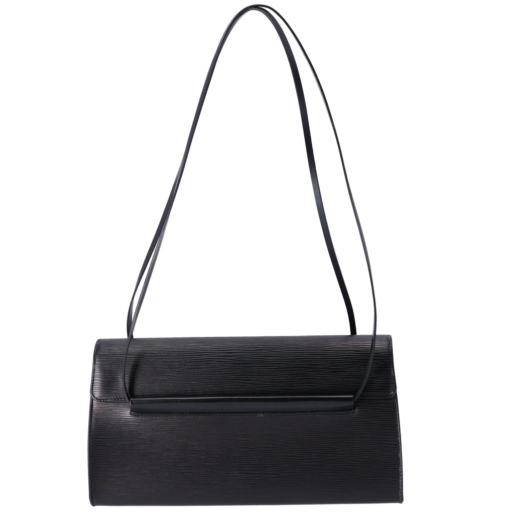 Louis Vuitton Dinard Epi Shoulder Bag M52022 Black Leather