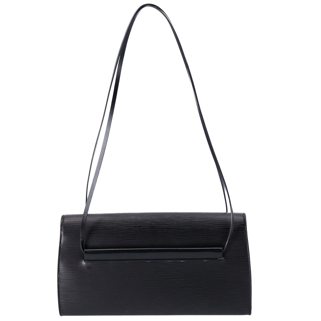 Louis Vuitton Dinard Epi Shoulder Bag M52022 Black Leather
