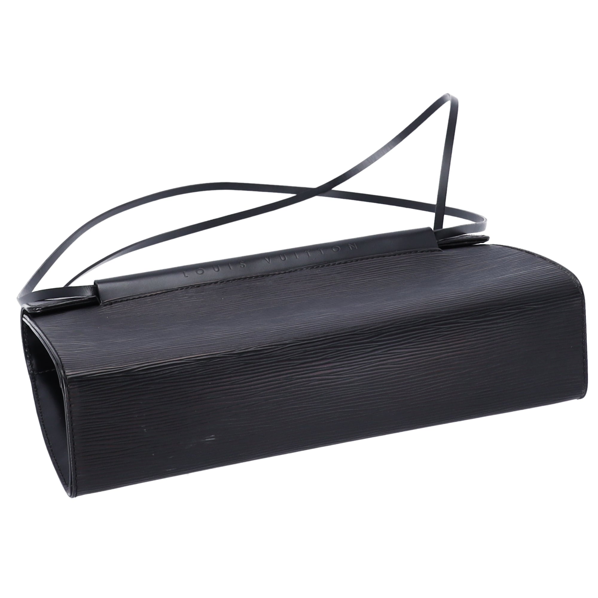 Louis Vuitton Dinard Epi Shoulder Bag M52022 Black Leather