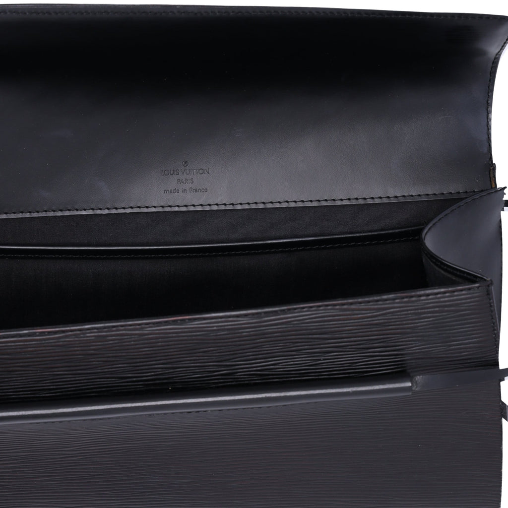 Louis Vuitton Dinard Epi Shoulder Bag M52022 Black Leather