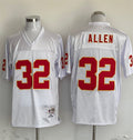 Men's Kansas City Chiefs Marcus Allen Mitchell & Ness White Legacy Replica Jersey1