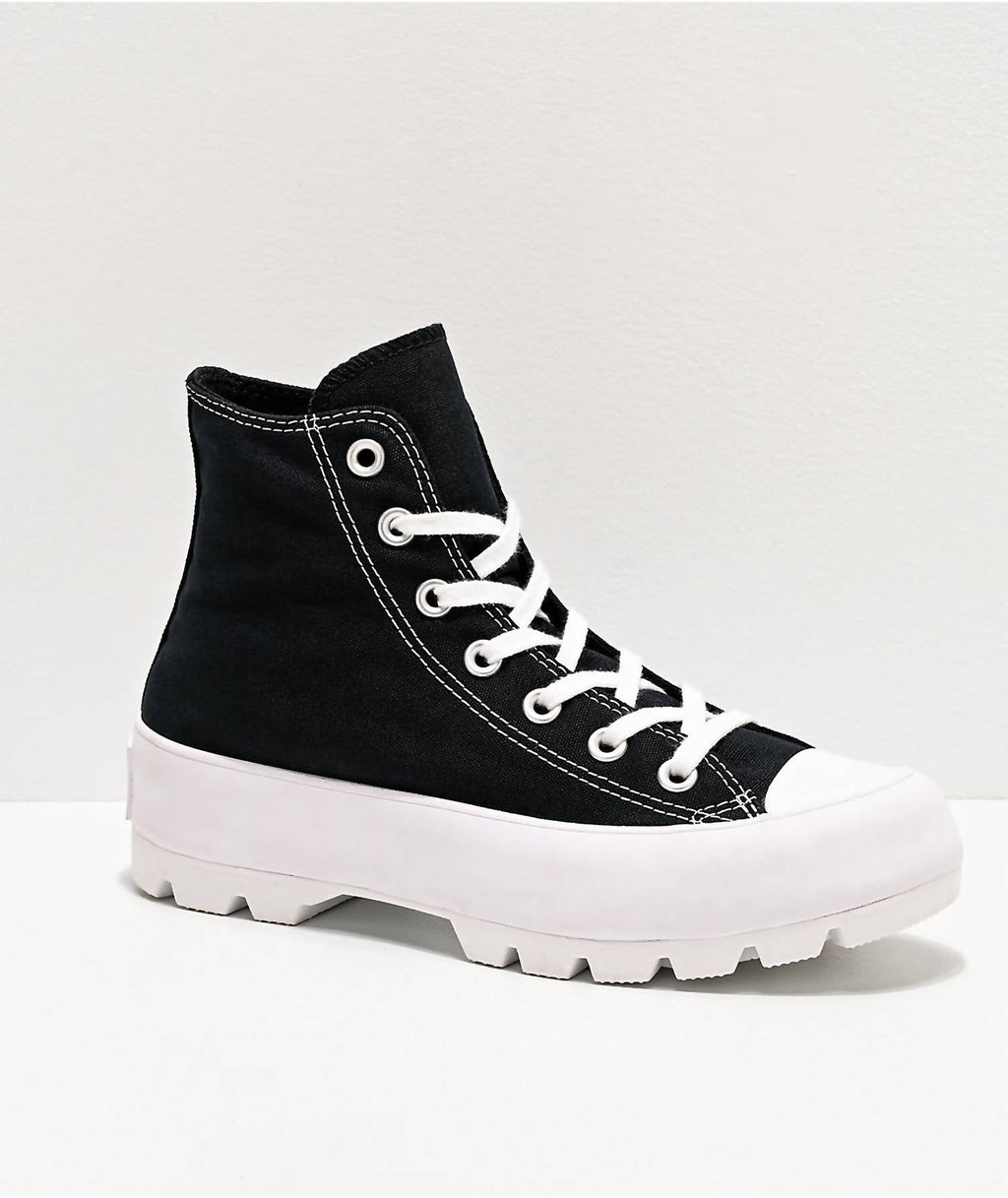 Women's Chuck Taylor All Star Lugged High Top Shoe In Black