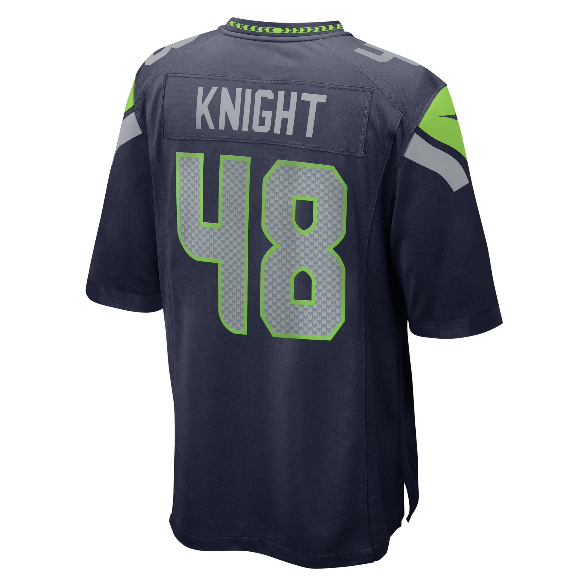 Seattle Seahawks Tyrice Knight College Navy Game Jersey
