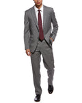 Zanetti 2pc Wool Suit with Flat Front Pant
