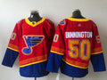 Men's St. Louis Blues Jordan Binnington #50 Red Breakaway Player jersey