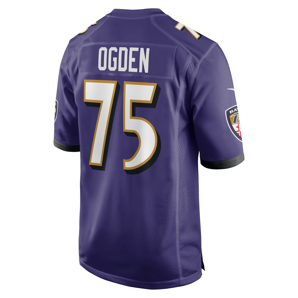 Baltimore Ravens Jonathan Ogden Purple Retired Player Game Jersey