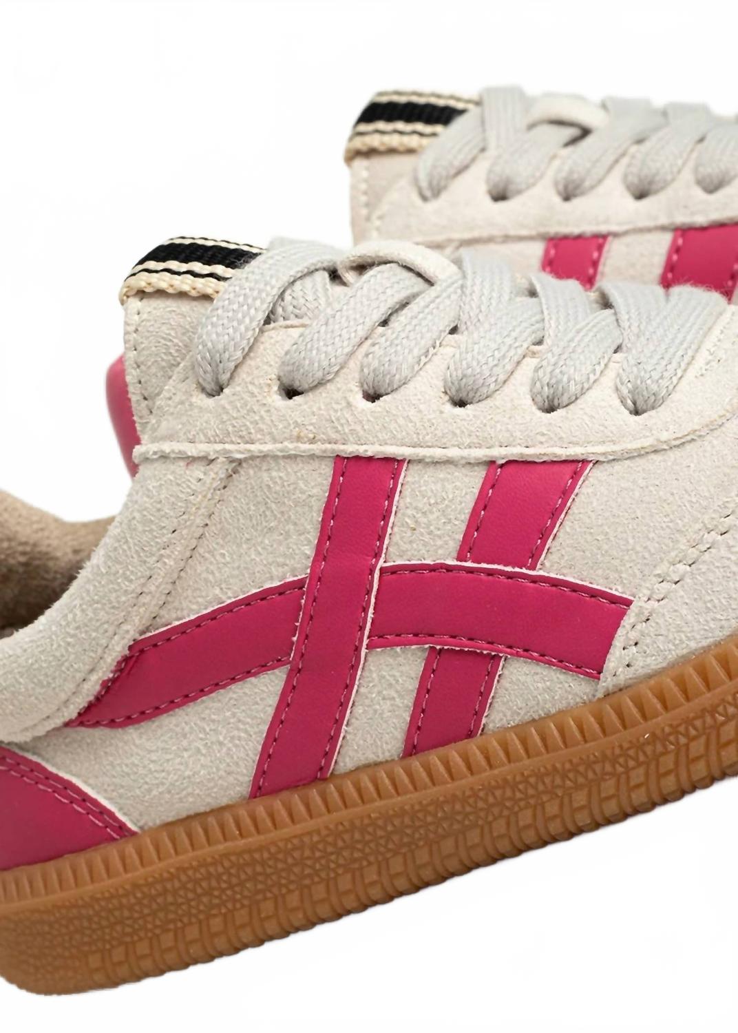 Kids Sasha Mini Sneakers In Stone