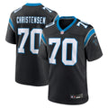 Carolina Panthers Brady Christensen Black Team Game Jersey