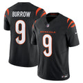 Cincinnati Bengals Joe Burrow Black Vapor F.U.S.E. Limited Jersey