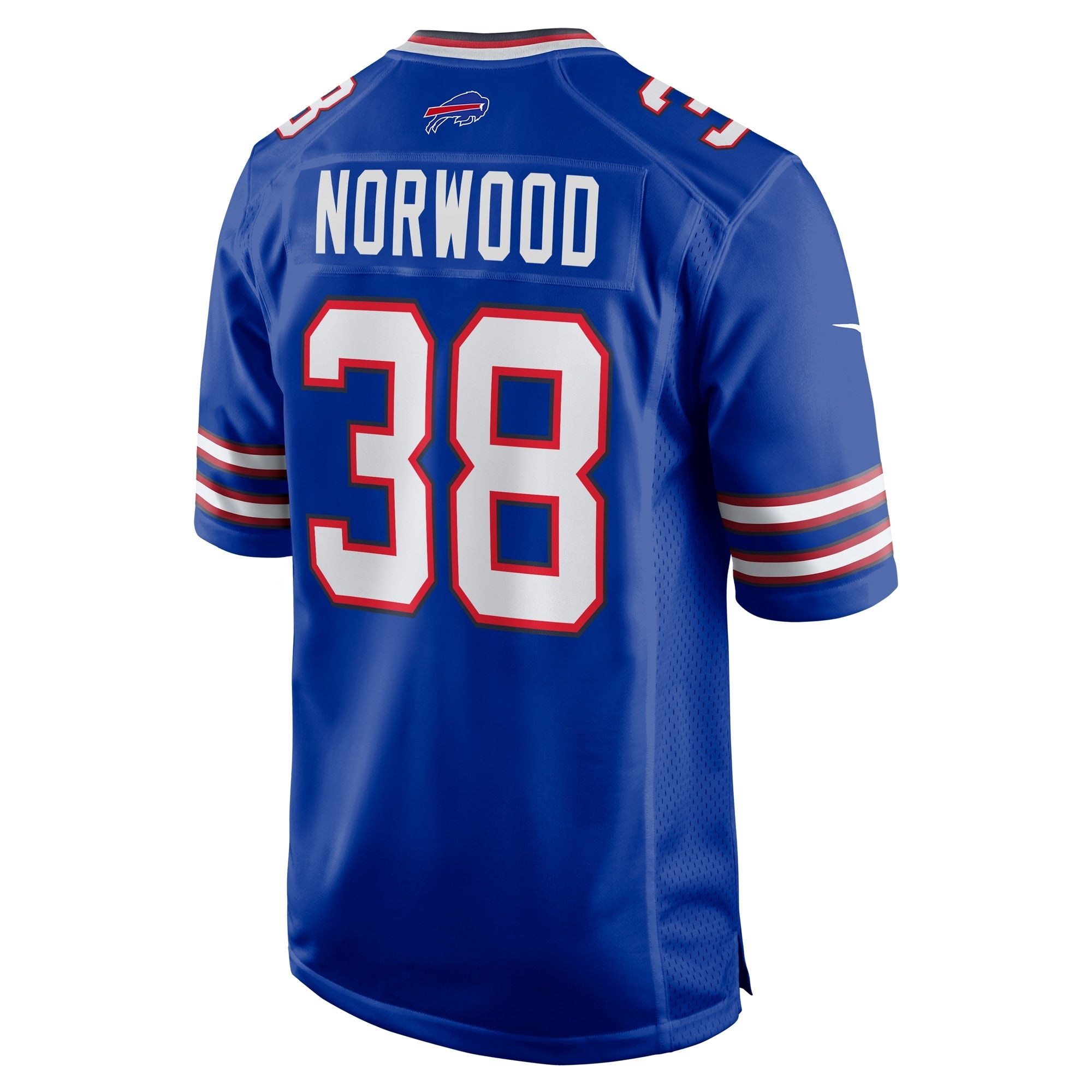 Buffalo Bills Tre Norwood Royal Team Game Jersey