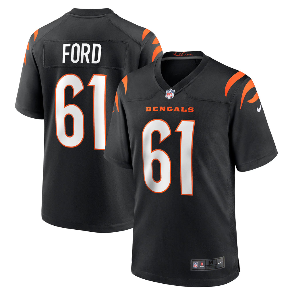 Cincinnati Bengals Cody Ford Black Game Jersey