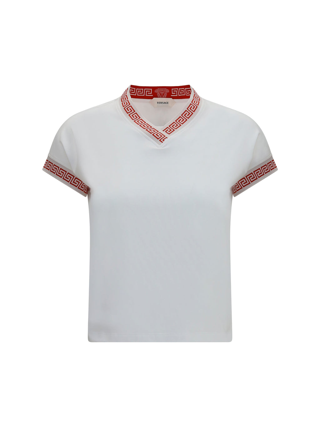 Versace Women T-Shirt By Versace With Greca Details