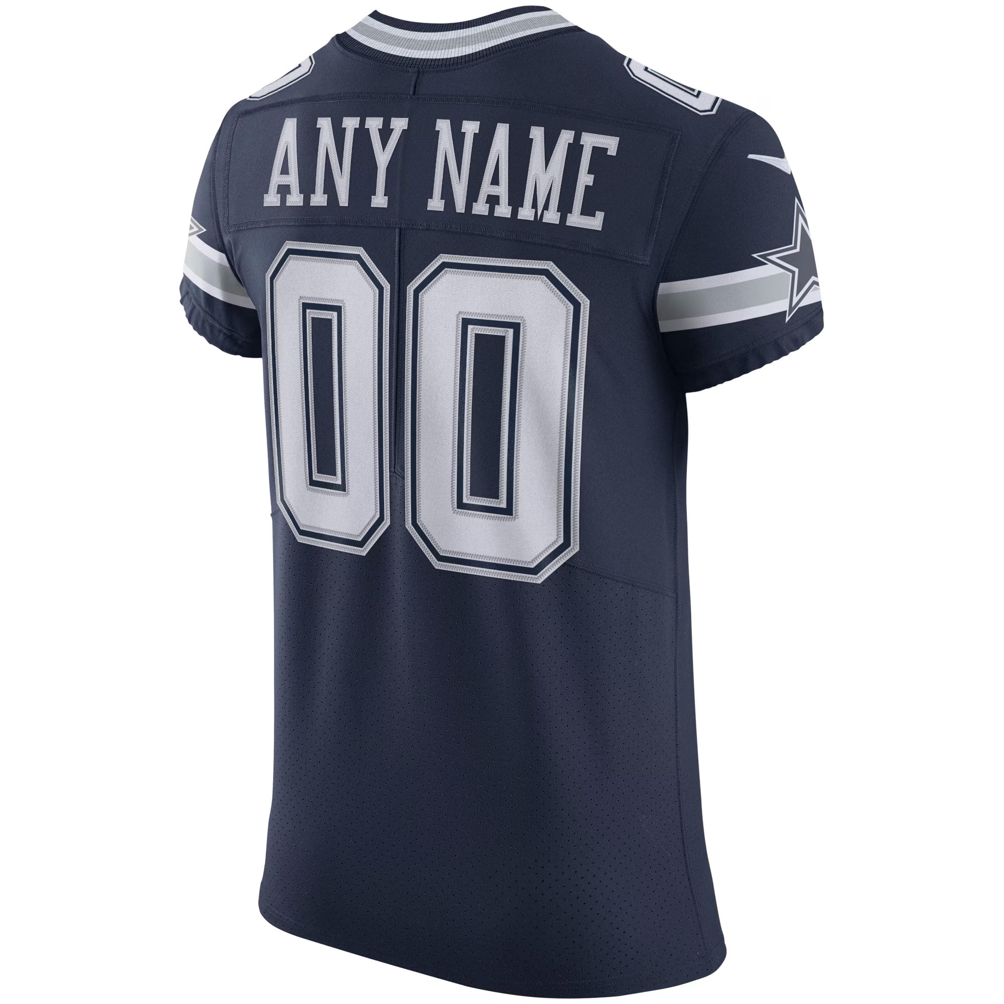 Dallas Cowboys Navy Vapor Elite Custom Jersey