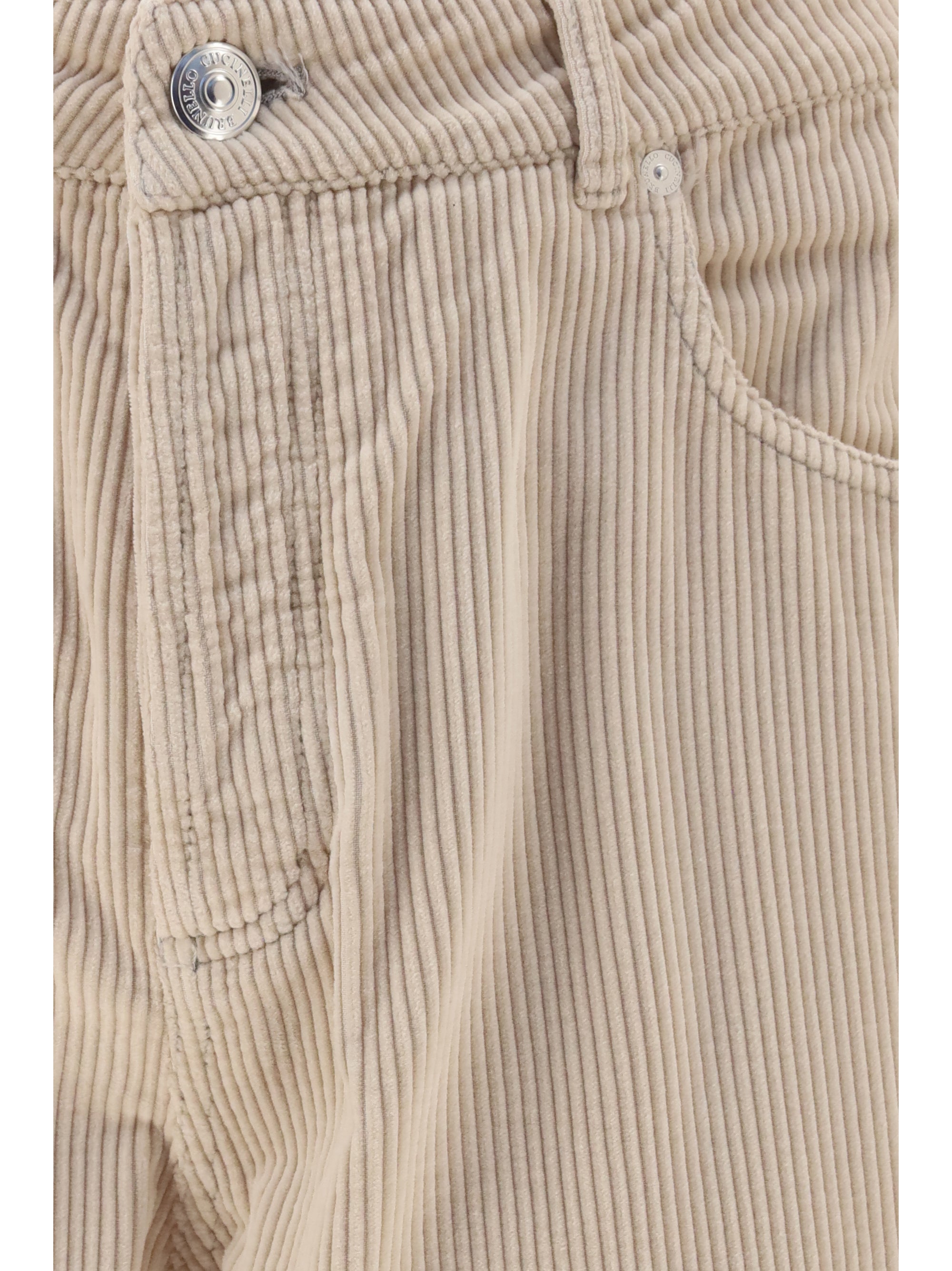 Brunello Cucinelli Men Corduroy Pants