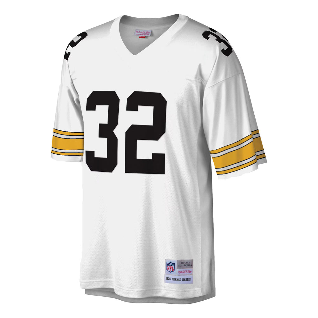 Pittsburgh Steelers Franco Harris Mitchell & Ness White Legacy Replica Jersey