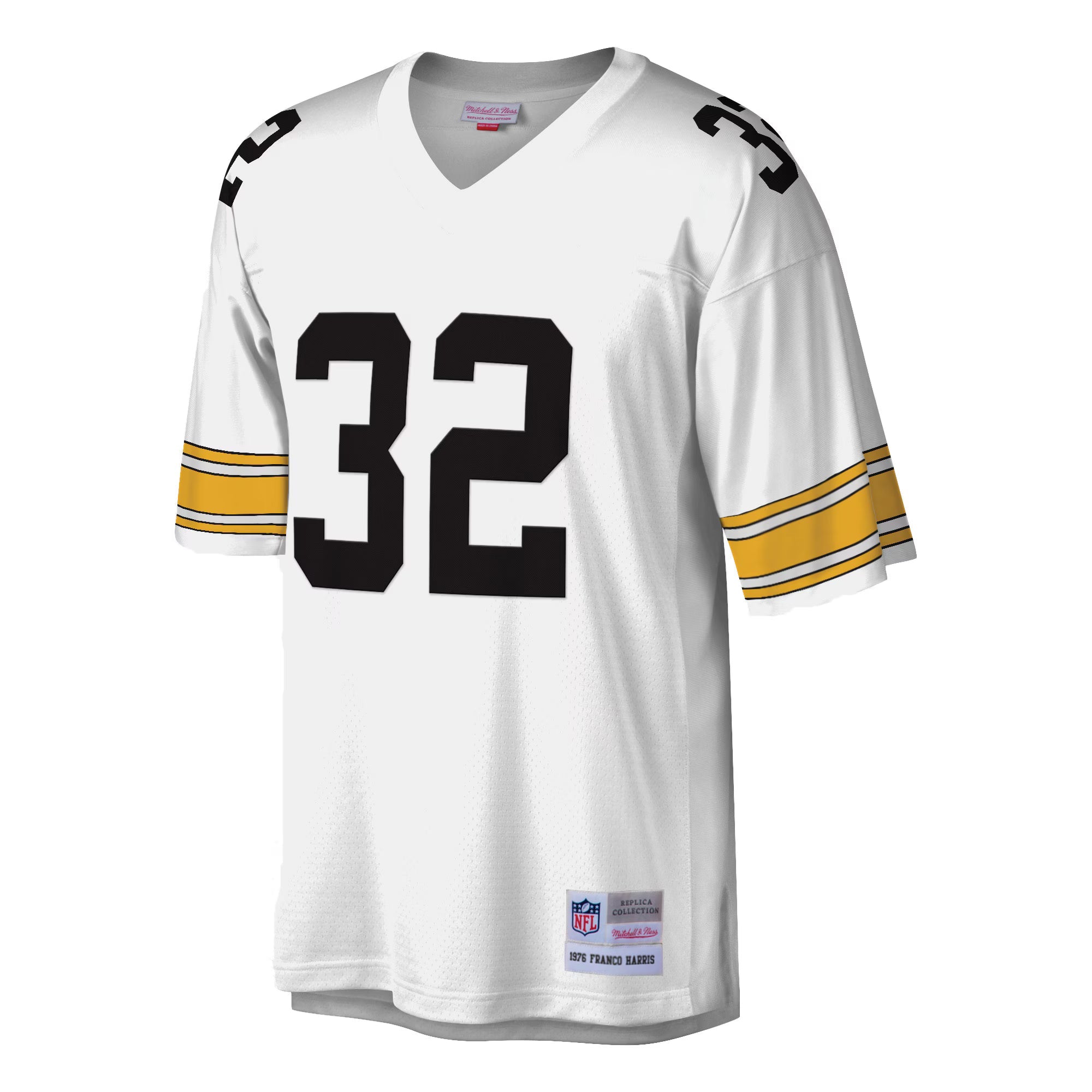 Pittsburgh Steelers Franco Harris Mitchell & Ness White Legacy Replica Jersey