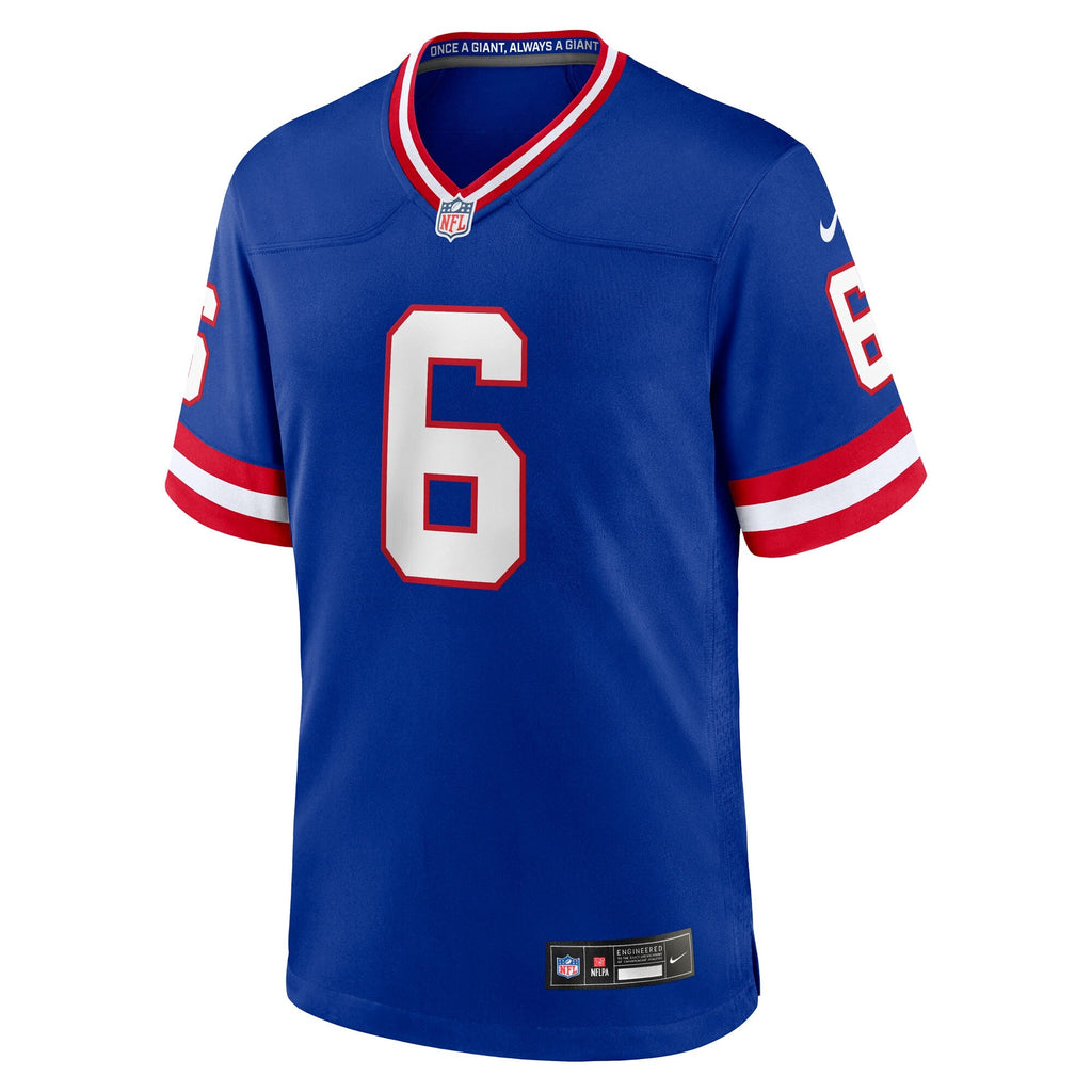 New York Giants Jaxson Dart Royal Alternate 2 Classic Game Jersey