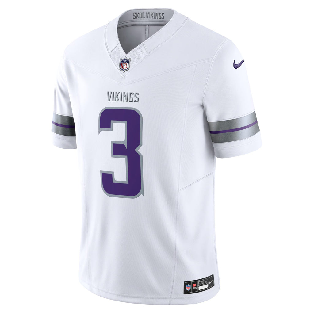 Minnesota Vikings Jordan Addison White Alternate Vapor F.U.S.E. Limited Jersey