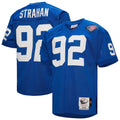 New York Giants 1994 Michael Strahan Mitchell & Ness Royal Authentic Throwback Retired Player Jersey