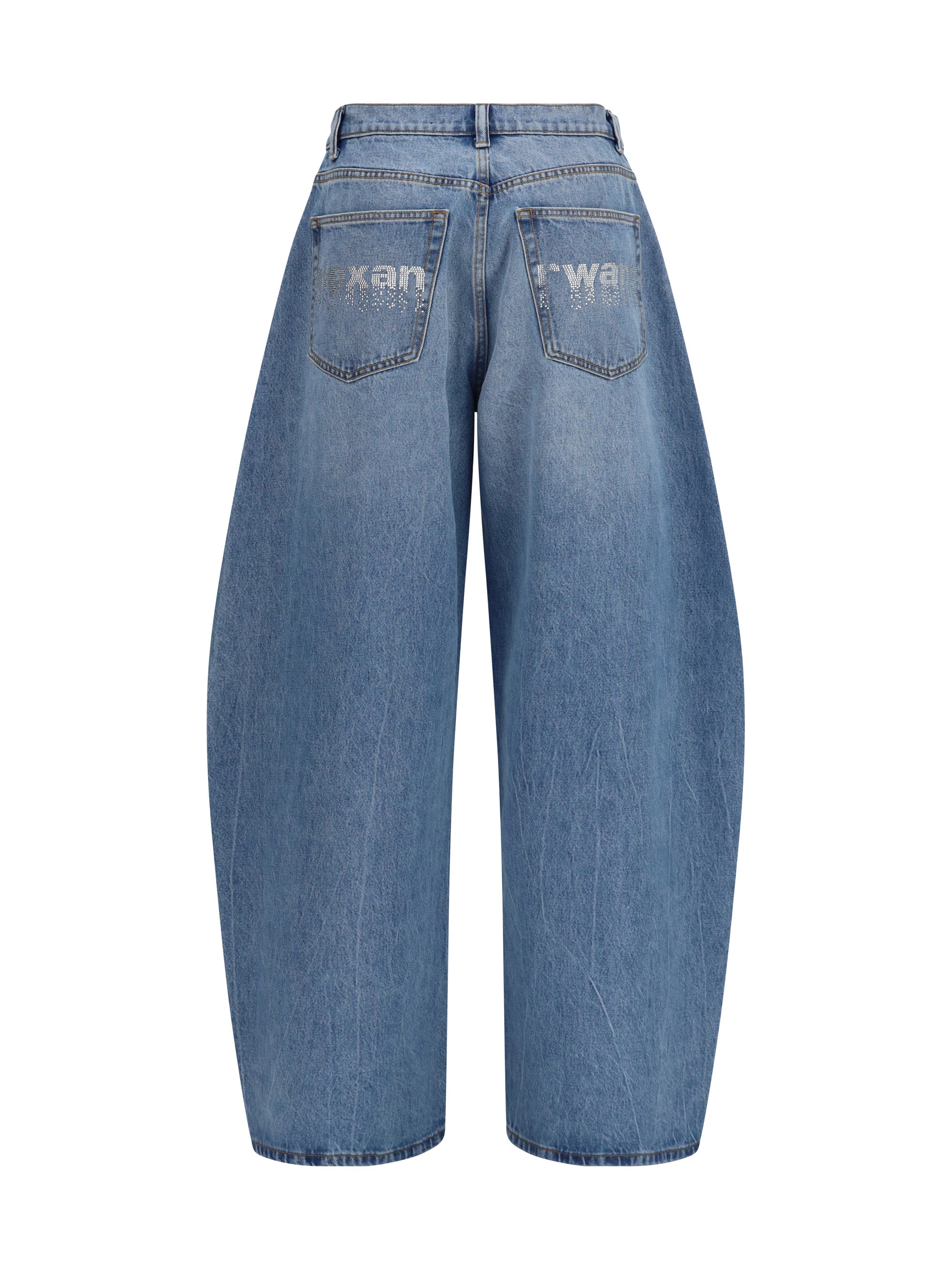 Alexander Wang Women Crystal Balloon Jeans
