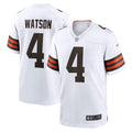 Cleveland Browns Deshaun Watson White Game Jersey