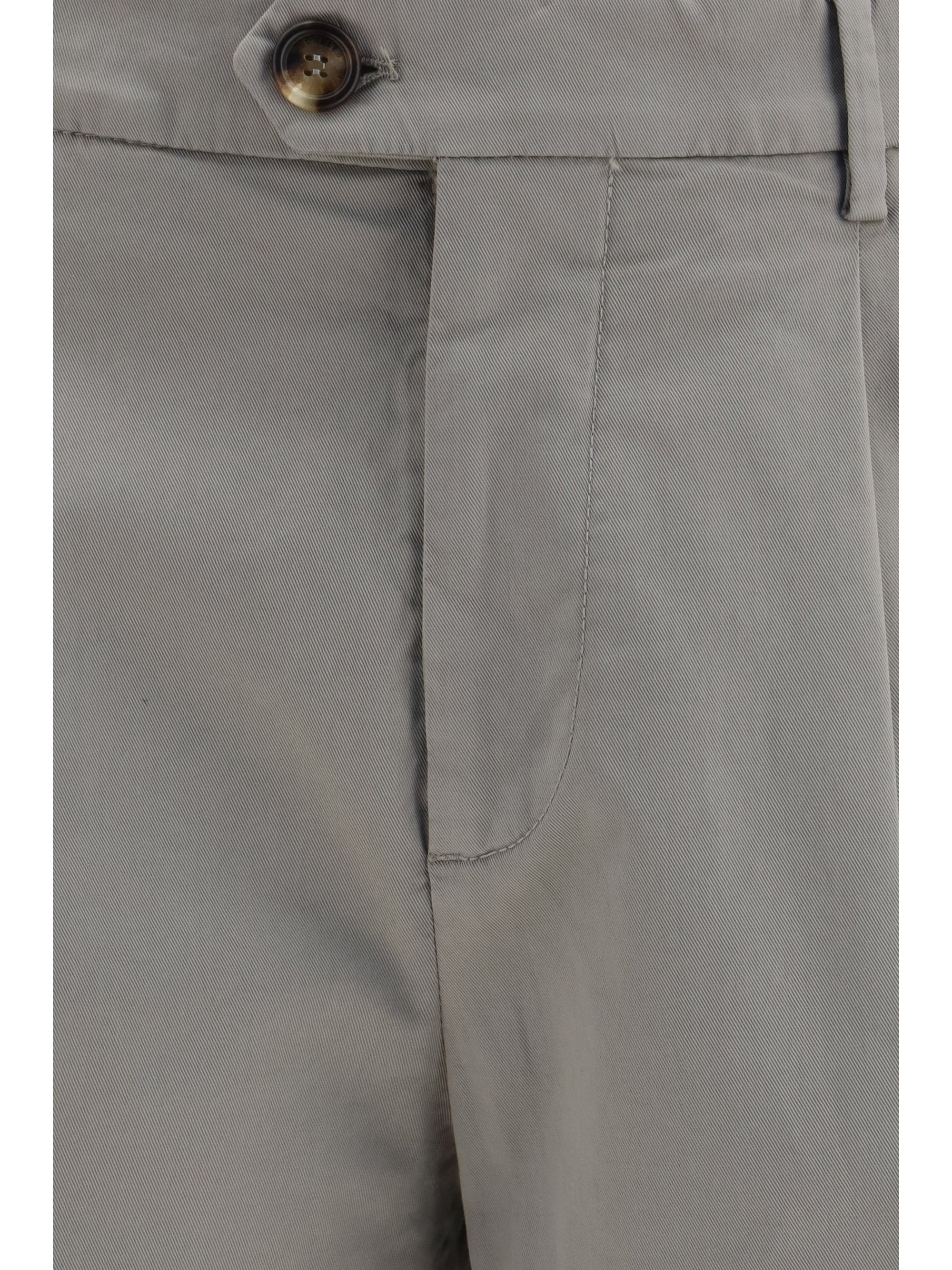 Brunello Cucinelli Men Cotton Blend Chino Pants