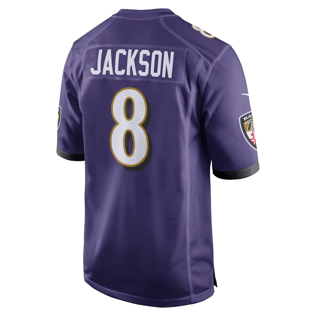 Baltimore Ravens Lamar Jackson Purple Game Jersey