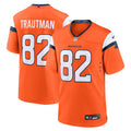 Denver Broncos Adam Trautman Orange Team Game Jersey