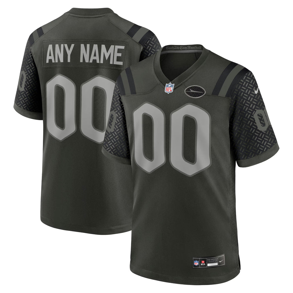New York Jets Green 2025 Rivalries Collection Custom Game Jersey